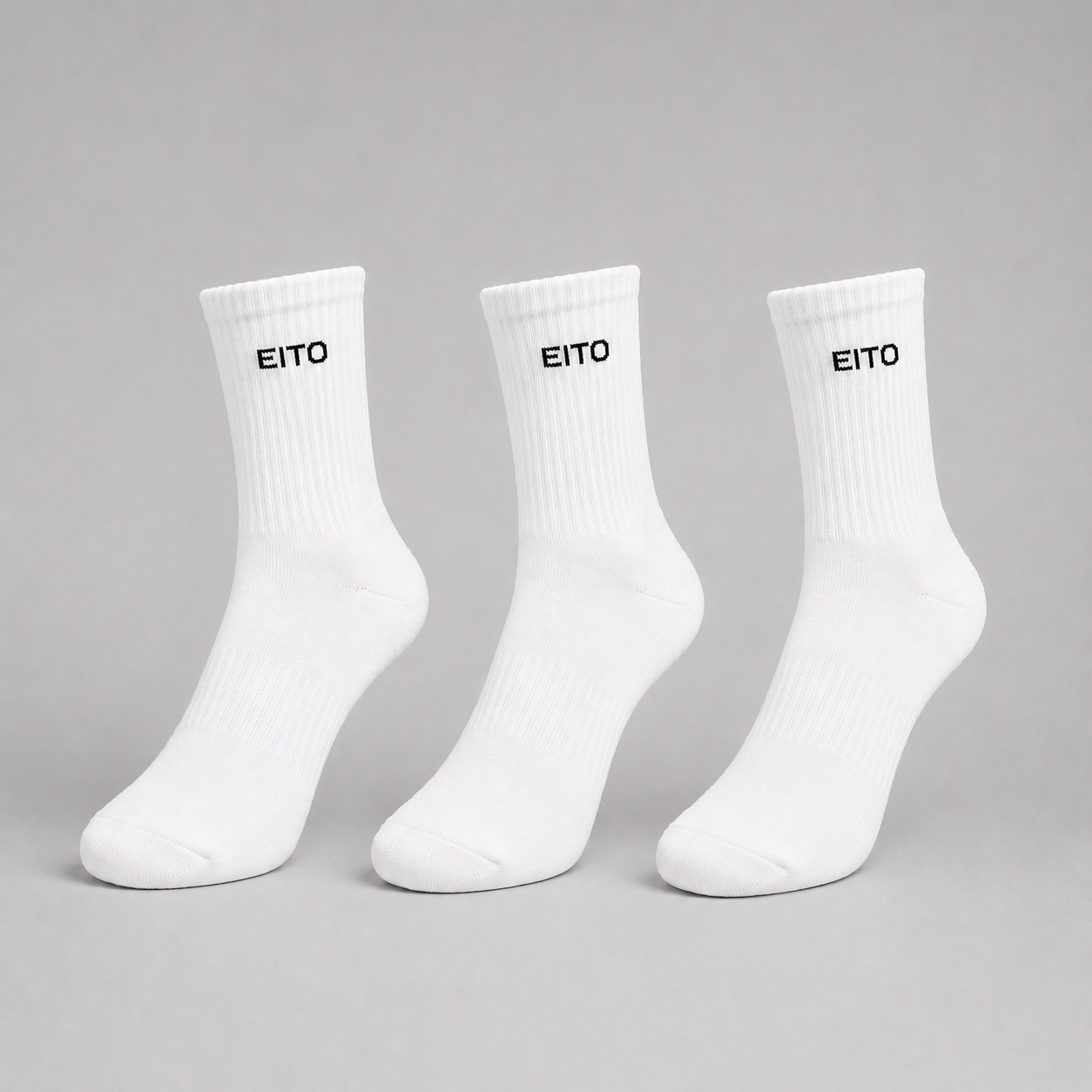 Sol 3 Pack Sock White