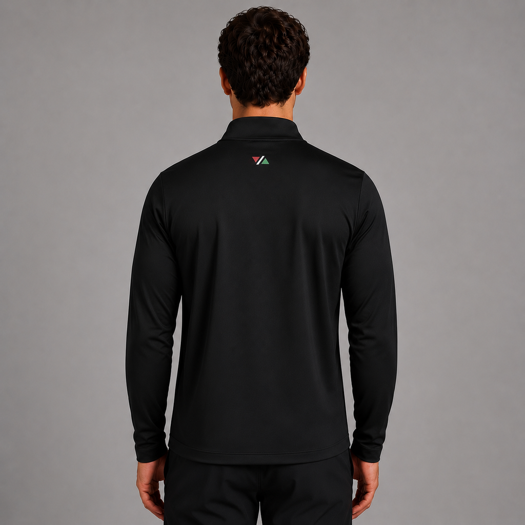 Sierra 1/4 Zip Black