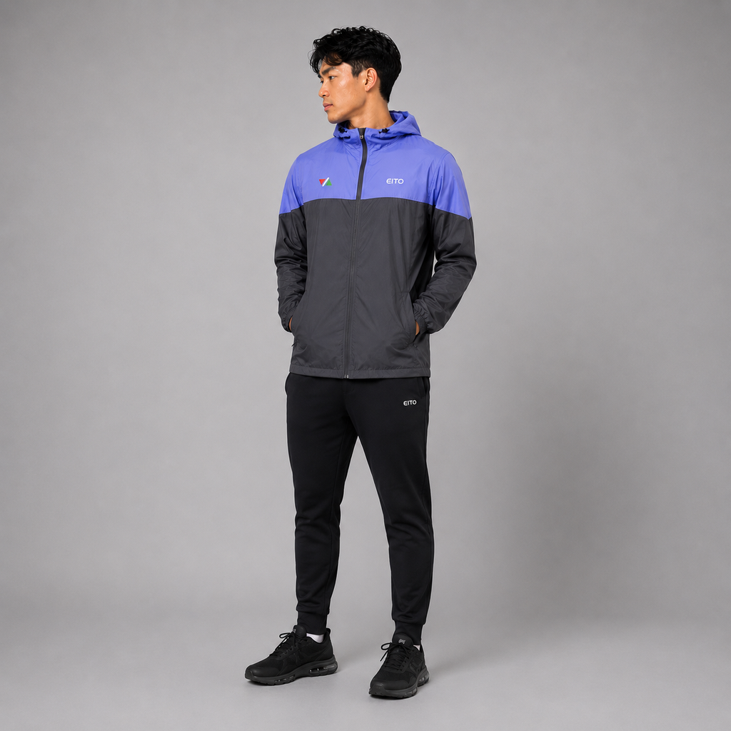 Baja Windbreaker Black/Purple