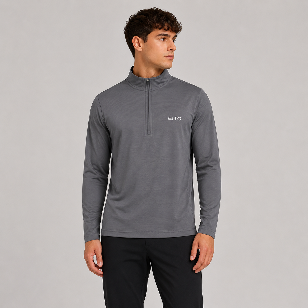 Sierra 1/4 Zip Grey